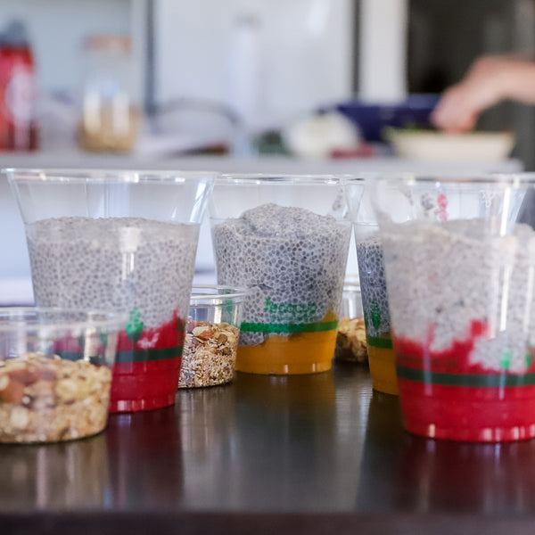 vegan chia pots