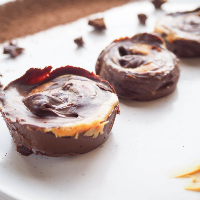 vegan dark chocolate peanut butter cup