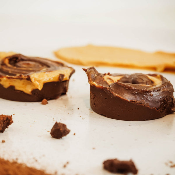 vegan dark chocolate peanut butter cup